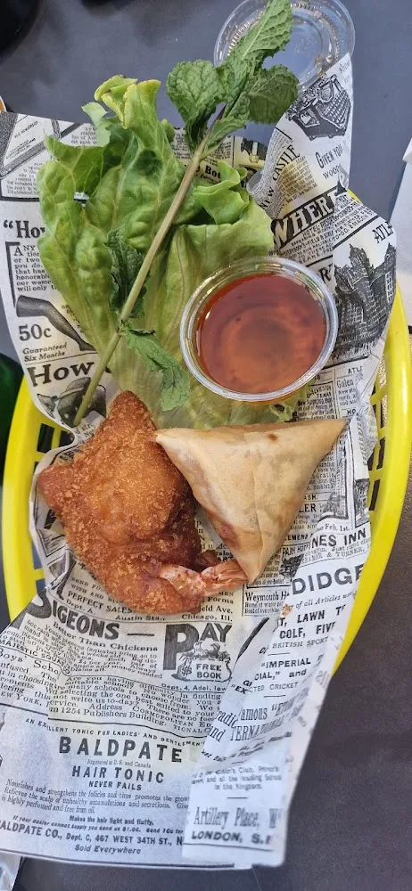 Beignet de Crevette Samousa de Boeuf